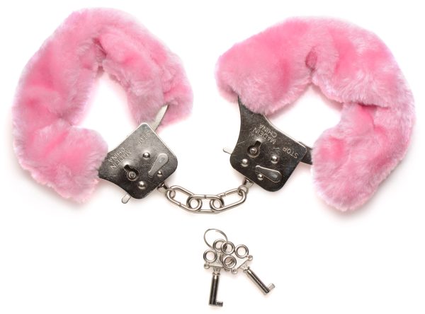 pink bdsm handcuffs